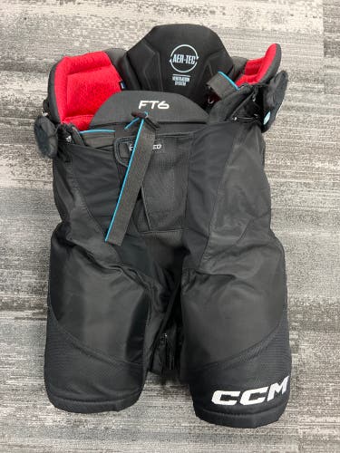 Black Senior Medium CCM Jetspeed ft6 Hockey Pants (Used)