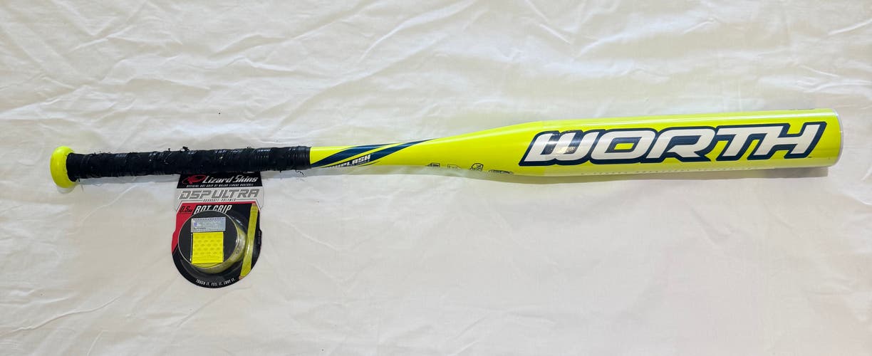 Worth Storm Hyperlite Bat (-13) 17 oz 30" (New) with free Lizard Skin grip