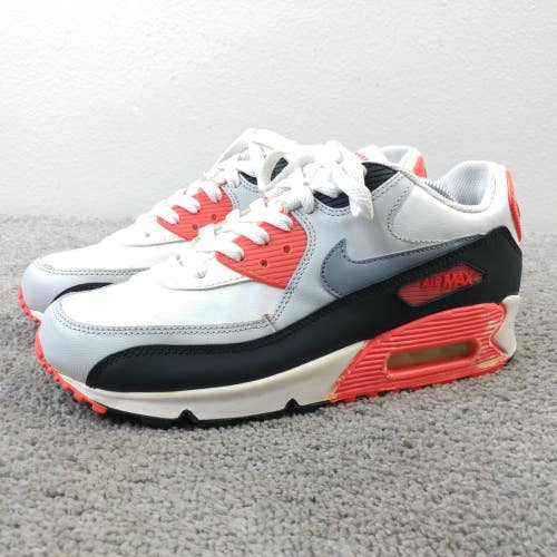 Nike Air Max 90 Low Infrared Boys Size 6.5Y Running Shoes Low Top 307793-137