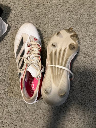 Adidas Adizero Impact White/Red Men's Size M 9.5 - used
