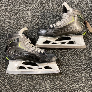 Used Senior Bauer Elite Hockey Goalie Skates Size 9.5 | FIT 2 | GREAT CONDITION
