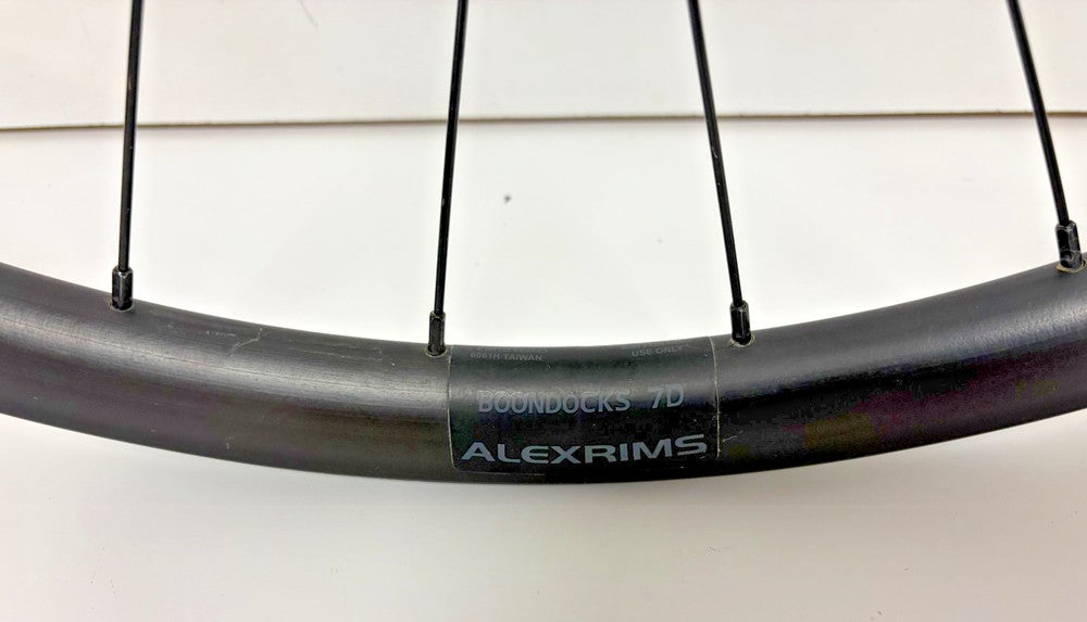 Alexrims Boondocks 7D Aluminum Tubeless Disc Thru Axle 700C Gravel ...