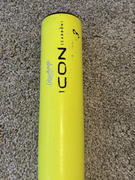 Rawlings Icon Glowstick Limited Edition BBCOR Bat (-3) RBB4I3 33/30