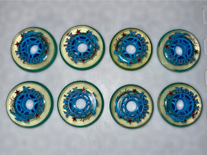 Konixx Spitfire HiLo Wheels - Set of 8 - 80mm/76mm (4&4) Used Once (Like New)