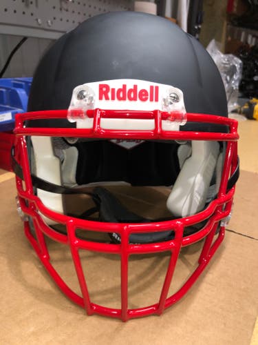 USED RIDDELL SPEED ADULT HELMET - LARGE - FLAT BLACK