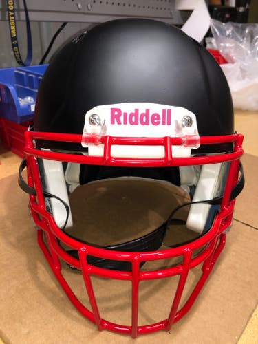 USED RIDDELL SPEED ADULT HELMET - LARGE - FLAT BLACK