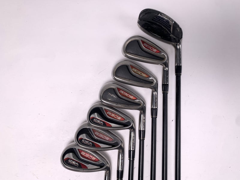 Adams Idea A3 OS Iron Set 5-PW+SW 80g Regular Graphite Mens RH
