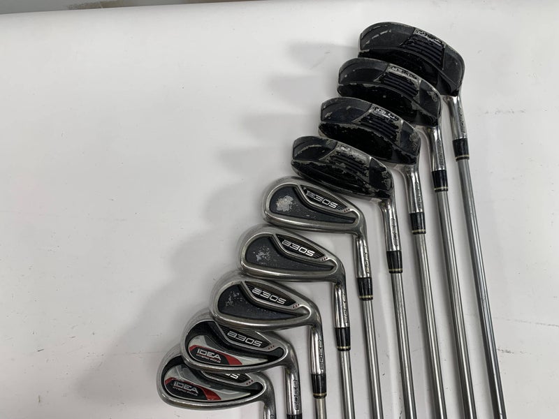 Adams Idea A3 OS Hybrid Iron Set 3-PW+GW Pro Launch Platinum Senior RH
