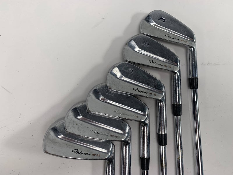 Mizuno MP 29 Iron Set 3-9 Stiff Steel Mens RH +1/2''