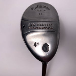Callaway Big Bertha Heavenwood 4 Hybrid 23* RCH 75w Regular Graphite Mens RH