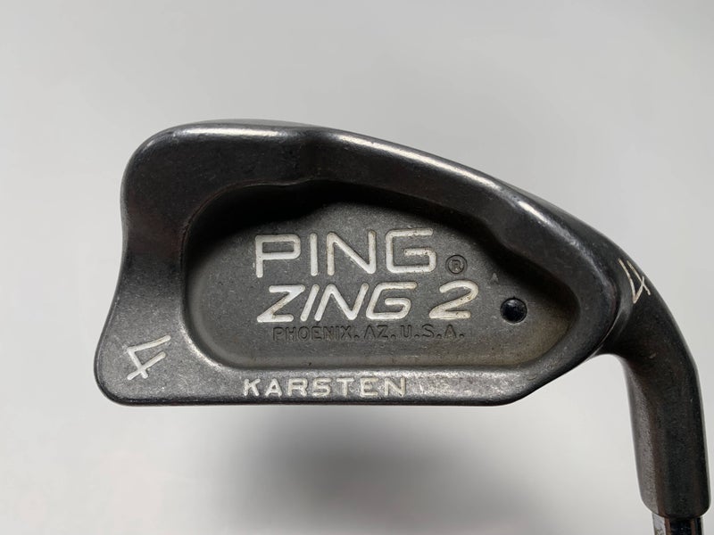Ping Zing 2 Single 4 Iron Black Dot Karsten JZ Regular Steel Mens RH