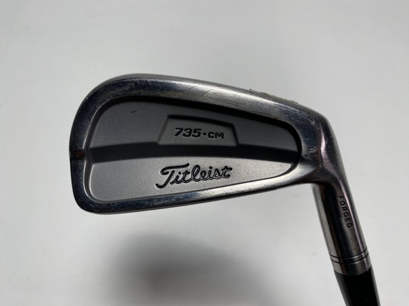 Titleist 735 CM Chrome Single 6 Iron True Temper Dynamic Gold S300 Stiff RH