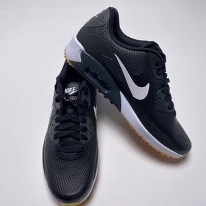 Nike Air Max 90 G Golf Shoes Black White Gum Men's SZ 10 (HV9305-100)