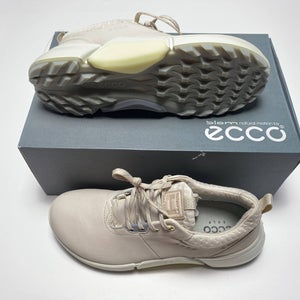 Ecco Womens Golf Biom H4 Golf Shoes Limestone Women's SZ 6 (108203 01378)