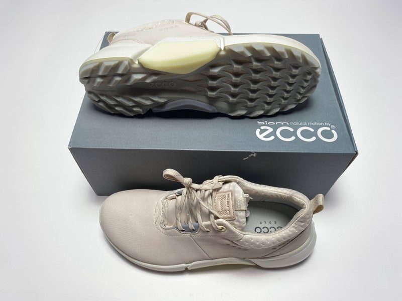 Ecco Womens Golf Biom H4 Golf Shoes Limestone Women's SZ 6 (108203 01378)