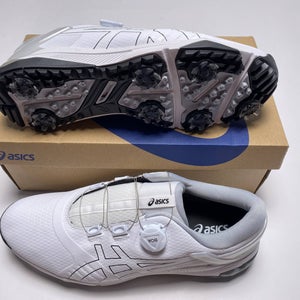 Asics Gel-Course Duo BOA Golf Shoes White Black Men's SZ 12 (1111A213-101)