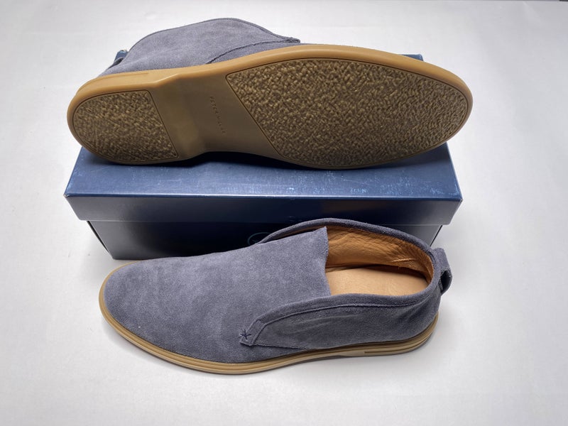 Peter Millar Crafted Slip On Chukka Shoes Avio Gray Men's SZ 12 (ME0XF07)