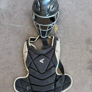 Black Intermediate Easton Jen Schro Fundamental Catcher's Set w/o Shin Pads