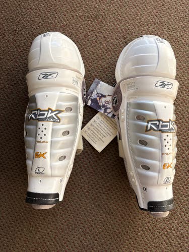 Intermediate Reebok 6K 13" Shin Pads (New)