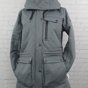 Ride Madison Snowboard Jacket Women's Medium Cement Gray New