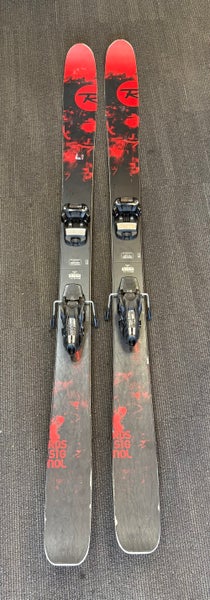 Unisex 2015 All Mountain 172 cm Rossignol Sin 7 Skis With Bindings Max Din 15 (Used)