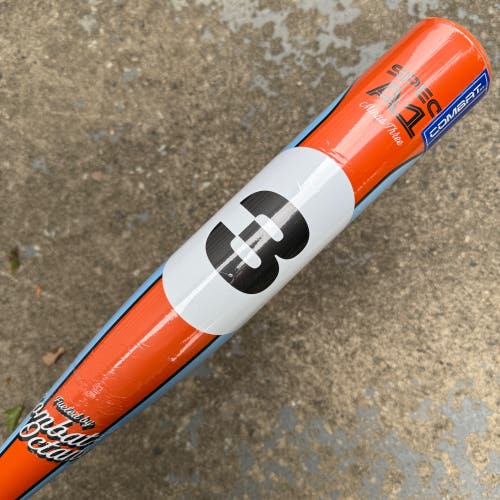 NEW Combat Spec A1 Racer 33/30 (-3) BBCOR Baseball Bat - Performance Gulf Livery