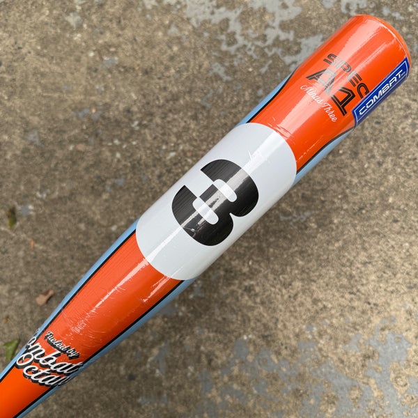 NEW Combat Spec A1 Racer 33/30 (-3) BBCOR Baseball Bat - Performance Gulf Livery