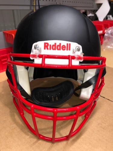 USED RIDDELL SPEED ADULT HELMET - LARGE - FLAT BLACK