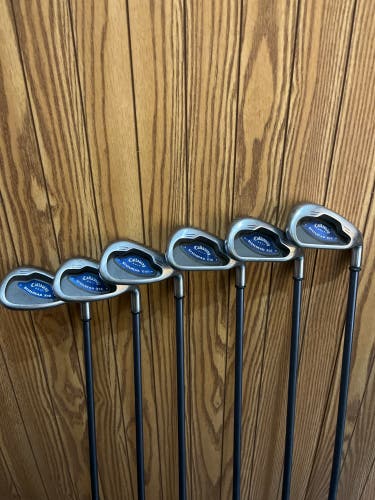 Men's Callaway Steelhead X-16 Pro Series Right Handed Iron Set Regular Flex Graphite Shaft (Used)