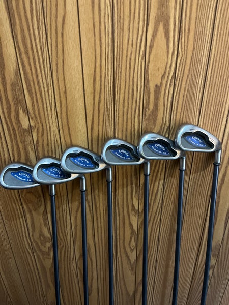 Men's Callaway Steelhead X-16 Pro Series Right Handed Iron Set Regular Flex Graphite Shaft (Used)