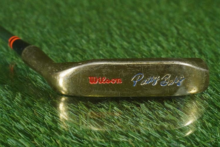 WILSON PATTY BERG PUTTER BLADE 34.5" SPEED-FLO STEEL HEEL SHAFTED RH ~ VINTAGE!!