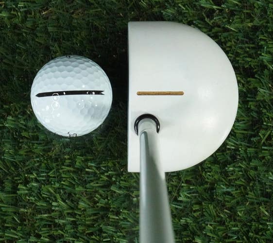 WHITE HAWK GOLD MEDAL PUTTER MID-MALLET BALL RETRIEVER 36" GRAPHITE SHAFT RH