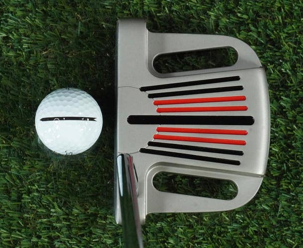 PAT SIMMONS MERLIN PUTTER BIG HEAD MALLET 35" STEEL SHAFT RH+ MATCHING HEADCOVER
