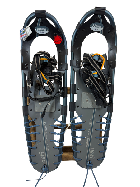 30" Yukon Charlies Mountain Profile Snowshoes W/ Trekking Poles and Carrying Bag