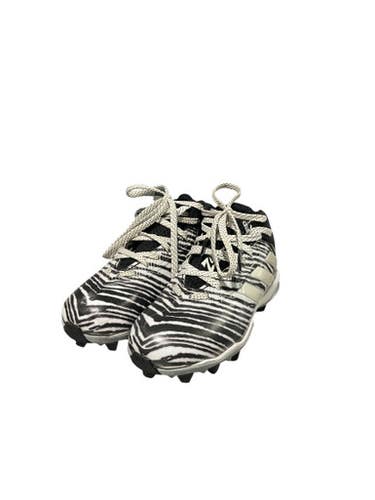 Used Adidas ZUBAZ CLEATS BB/SB Cleats Black Junior 02 11834-S000042311
