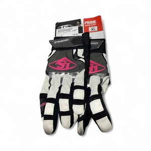 Used Louisville Slugger BB/SB Batting Gloves Black XL 11834-S000042255
