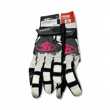 Used Louisville Slugger BB/SB Batting Gloves Black XL 11834-S000042255