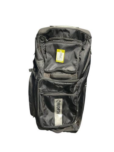 Used Worth BLK WHEELED BAG BB/SB Player Wheeled Bag Black 11834-S000042246