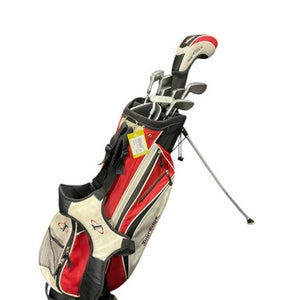 Used Tour Edge REACTION 2 -NO FAIRWAY- Teen Package Set RH Red 8 Piece 11834-S000042234