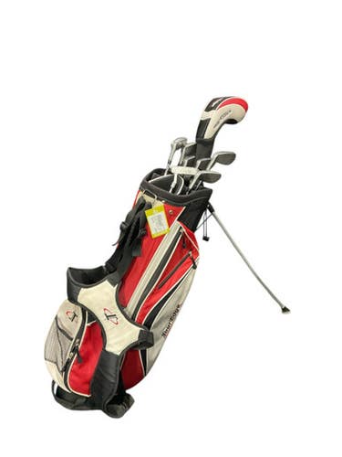 Used Tour Edge REACTION 2 -NO FAIRWAY- Teen Package Set RH Red 8 Piece 11834-S000042234