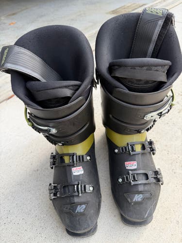 Mondo 27 & 27.5 Men's K2 All Mountain BFC Ski Boots Stiff Flex (Used)