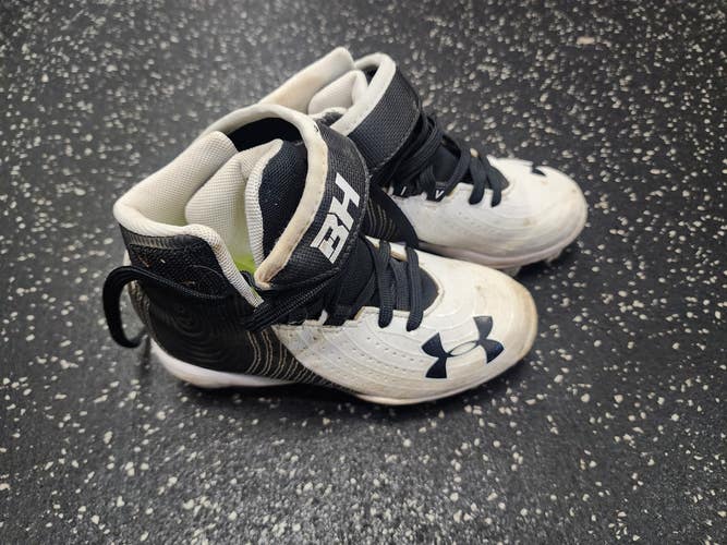 Used Under Armour BRYCE HARPER BB/SB Cleats White Youth 11.0 11849-S000033017