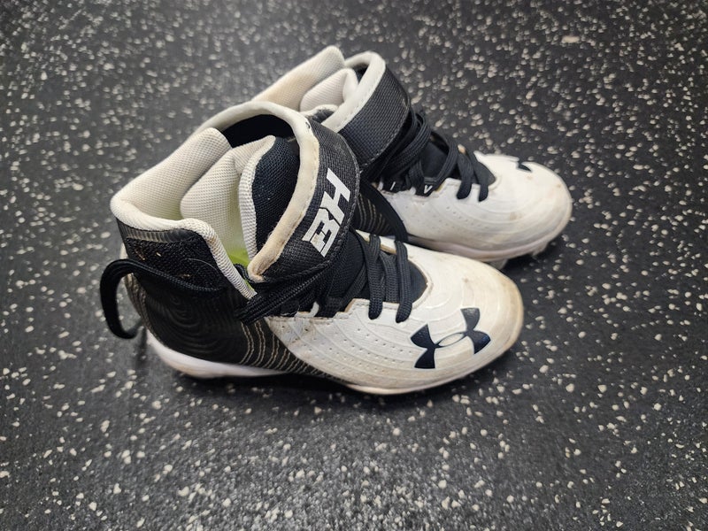 Used Under Armour BRYCE HARPER BB/SB Cleats White Youth 11.0 11849-S000033017