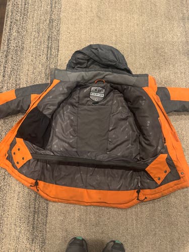 Orange Boys Medium Boulder Gear Jacket (Used)
