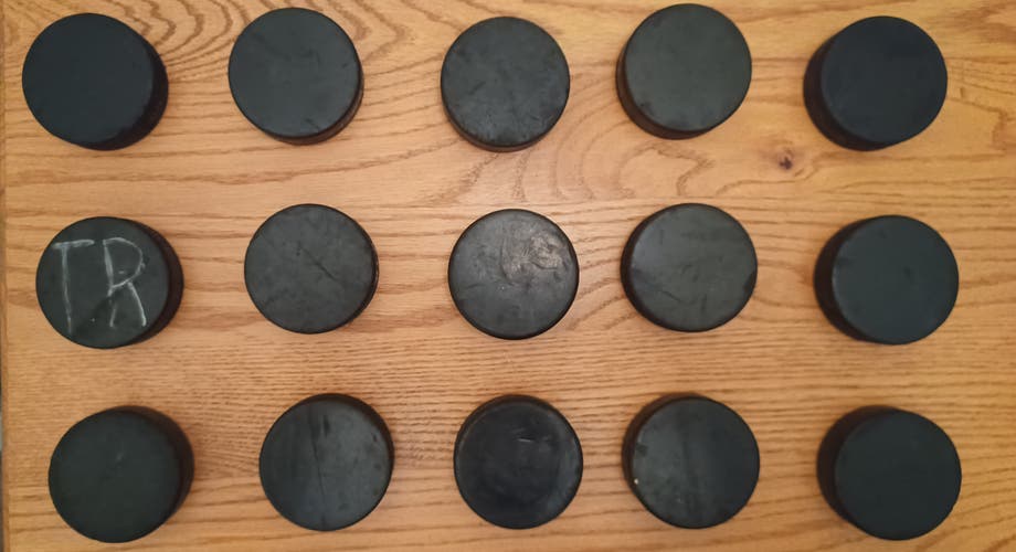 15 good hockey pucks
