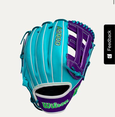 New 2024 WINTER A2000 12IN DW5 TEAL/PURPLE 11834-WILWBW10252212