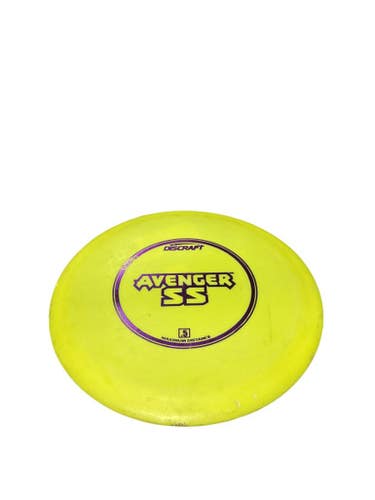 Used Discraft AVENGER SS Disc Golf Driver Yellow 11834-S000042125
