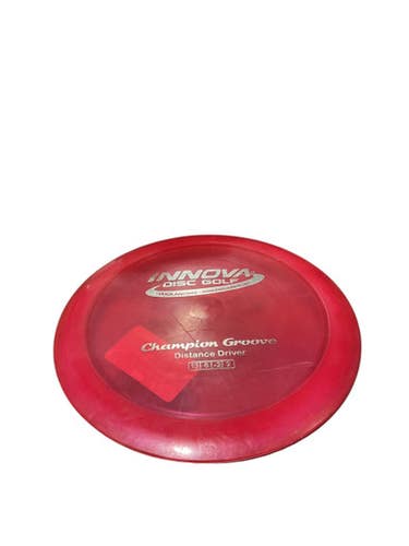 Used Innova CHAMPION GROOVE Disc Golf Driver Red 11834-S000042154