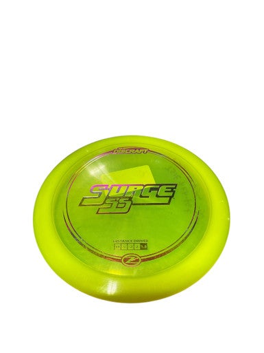 Used Discraft SURGE SS Disc Golf Driver Yellow 11834-S000042182