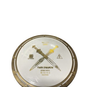 Used YIKUN TWIN SWORDS Disc Golf Driver White 11834-S000042190